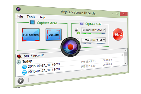 Free AnyCap Screen Recorder screenshot